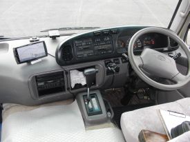 マイクロバス運転席 マイクロバス運転席